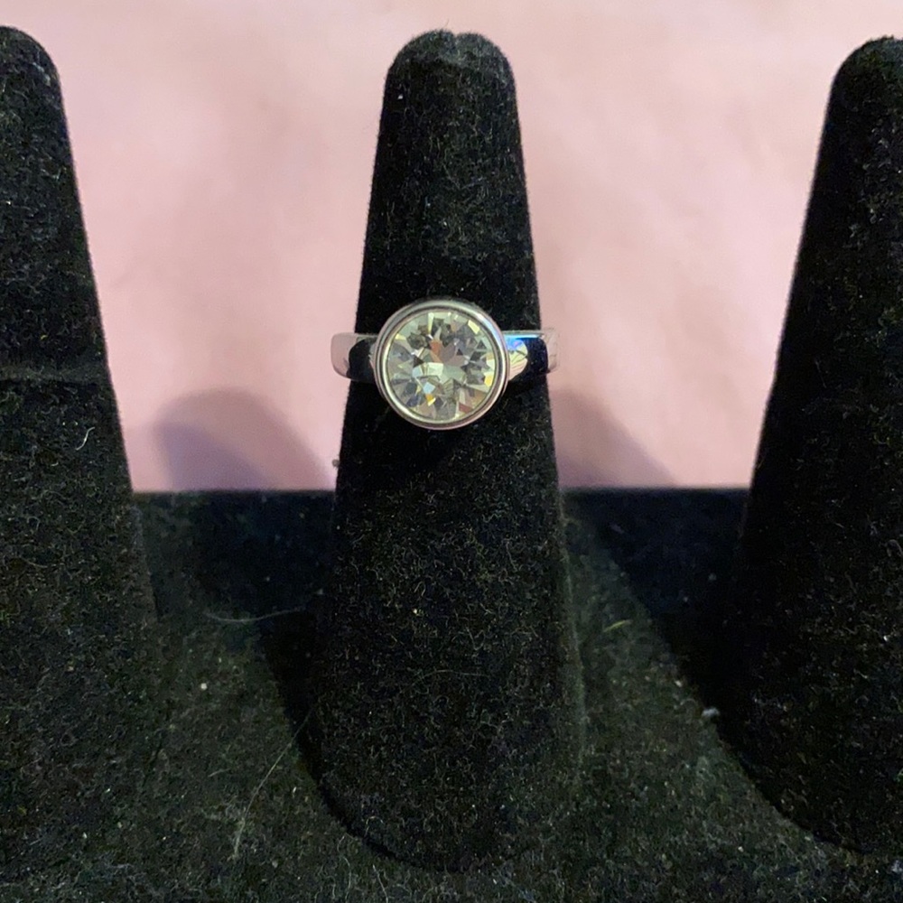Touchstone crystal ring